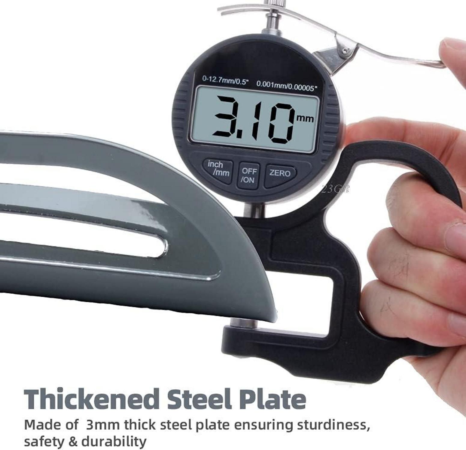 LYCAON Wand Fahrradhalterung Stahl Ultimate Grey Fahrrad Haken Wall Mount