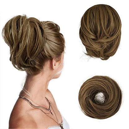 Haarknoten-Pferdeschwanz-Verlängerung synthetisch für Frauen