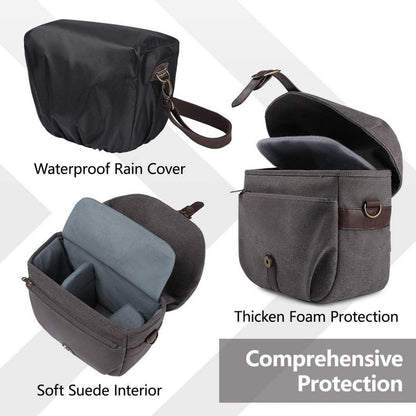 Bagsmart Kameratasche Fototasche Schultertasche SLR Zubehör