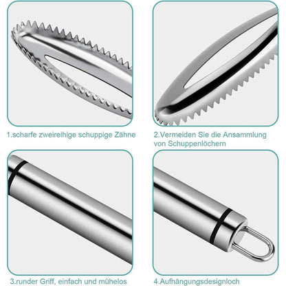 Esteopt Fischentschupper Entferner Edelstahl Profi Scraper