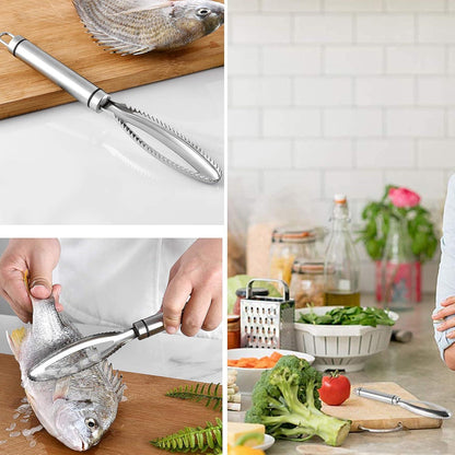 Esteopt Fischentschupper Entferner Edelstahl Profi Scraper