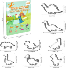 Joyoldelf Dinosaurier Ausstechform Set - Großes Dino