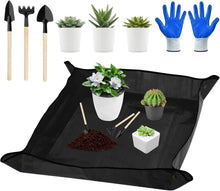 Wasserdichte Pflanzmatte und Gartenarbeitsset 5-teilig