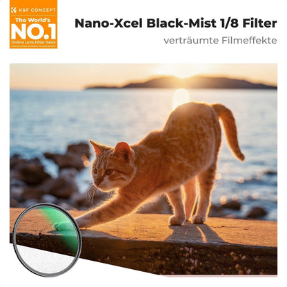 55mm Black-Mist 1/8 Filter Optisches Glas 28x
