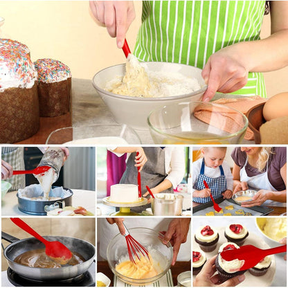 15-teiliges Silikon Küchenhelfer Set – Kochutensilien für Küche & Backen