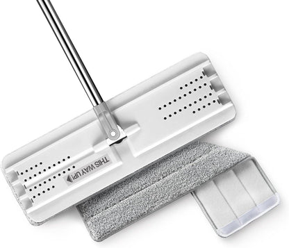Mikrofaser Bodenwischer Mop mit waschbaren Pads Flexibler Moppkopf
