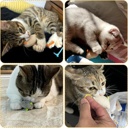 Katzenminzen Spielzeug 36 Stück Mäuse & Sticks