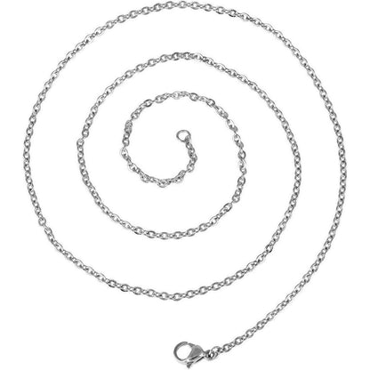Blauer Sandstein Pendel mit Kette – Reiki Heilung Kristall Anhänger