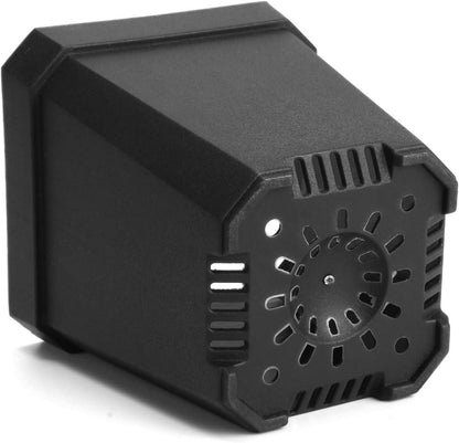 20x Yilyln Anzuchttöpfe 7x7x8cm mit Untersetzer Schwarz