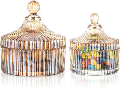Süße Vintage-Glasbehälter für Süßigkeiten, Schokolade, Nüsse