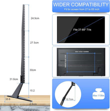 Universal TV Standfuß für 27-85 Zoll Fernseher bis 50KG