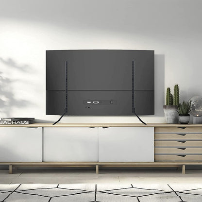 Universal TV Standfuss 27-85 Zoll Flach Curved TV Ständer Höhenverstellbar bis 50KG