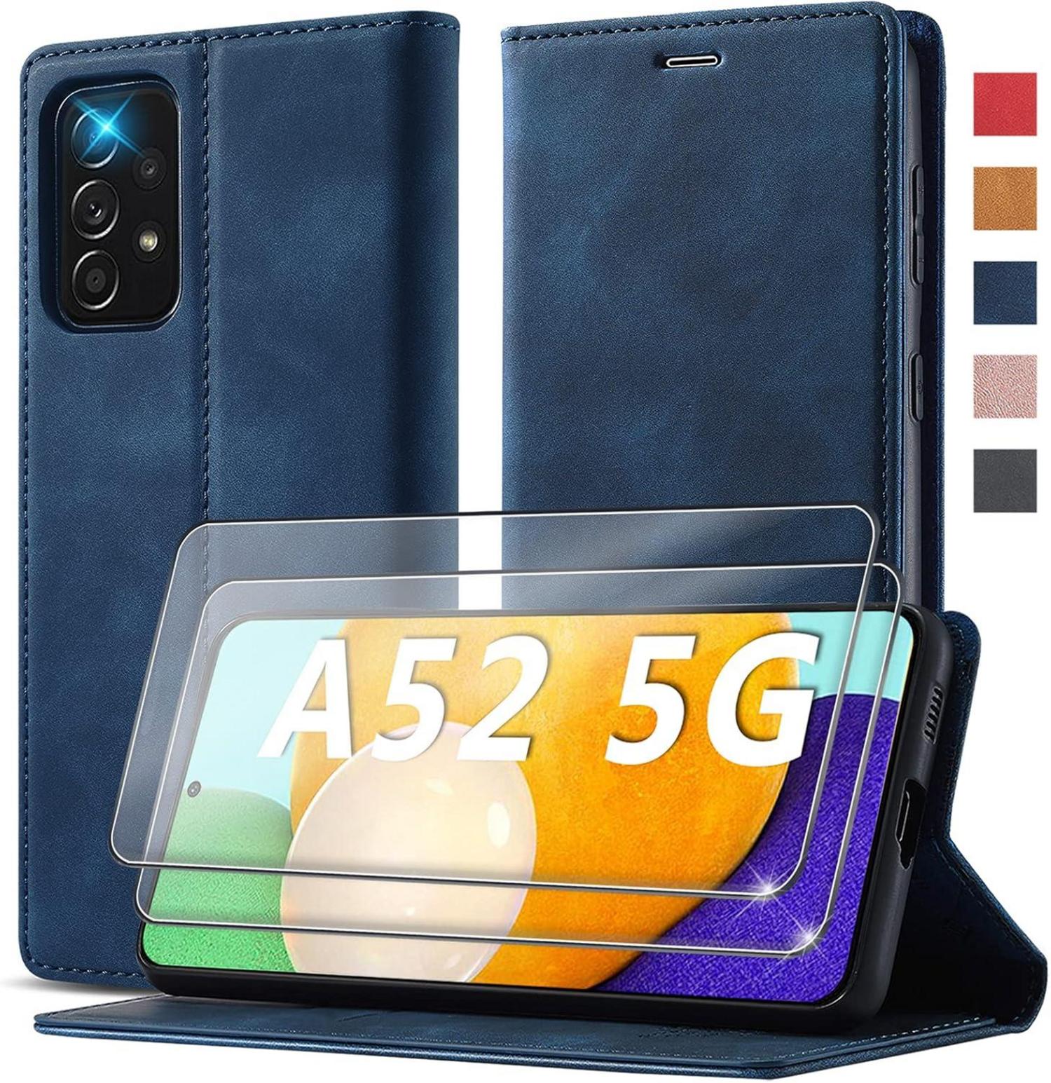 Samsung Galaxy A52s 5G Handyhülle mit Ständer und Kartenfächern