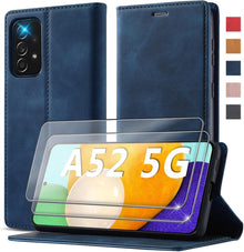 Samsung Galaxy A52s 5G Handyhülle mit Ständer und Kartenfächern