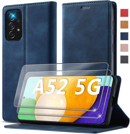 Samsung Galaxy A52s 5G Handyhülle mit Ständer und Kartenfächern