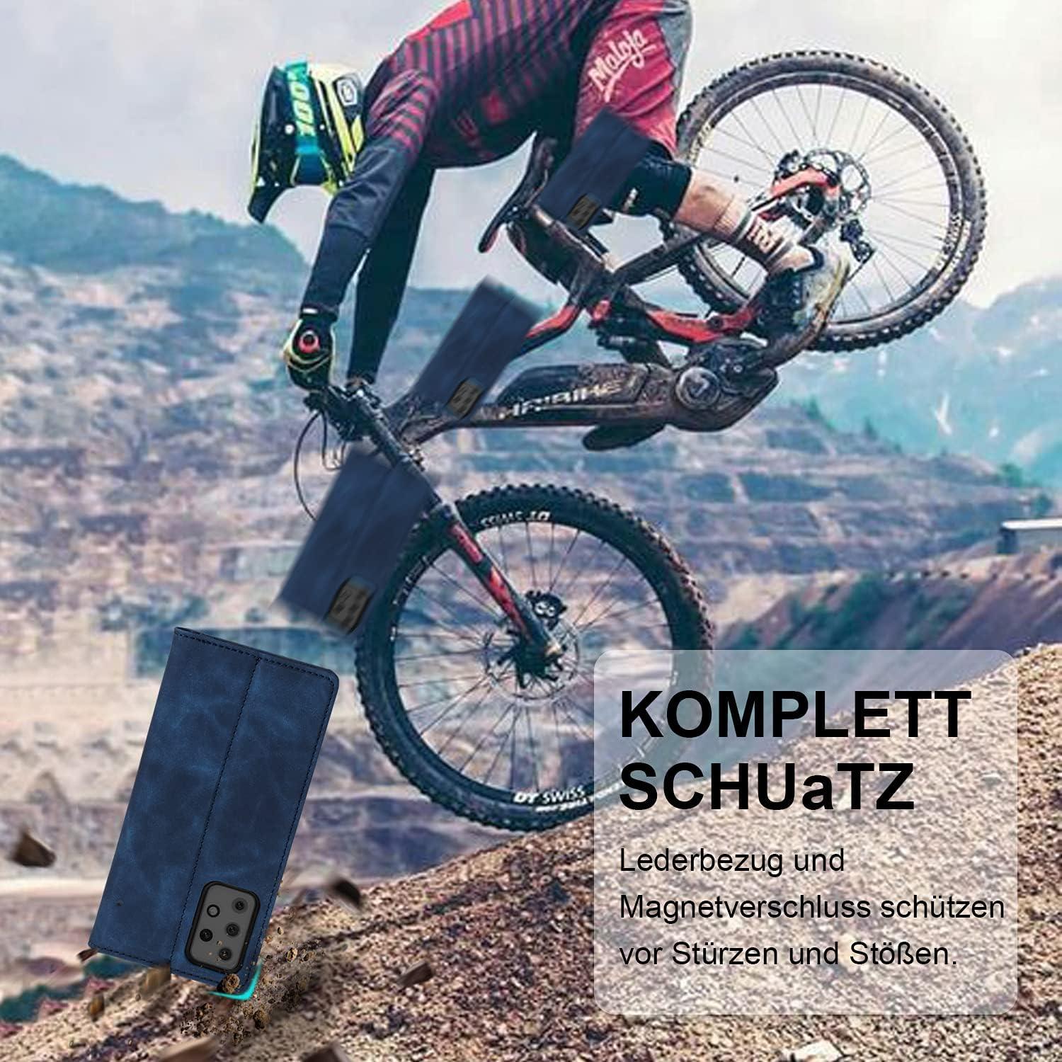 Samsung Galaxy A52s 5G Hülle Klappbar Leder Schutzhülle Flip Case