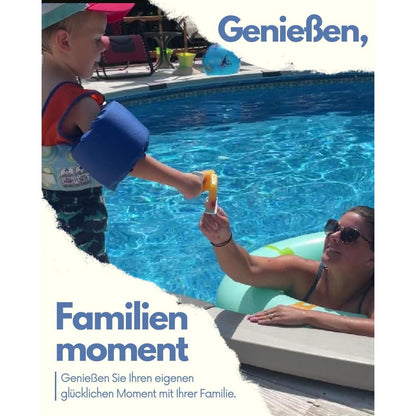 Eis am Stiel Eisformen 9er Set Blau BPA Frei mit Zubehör DIY