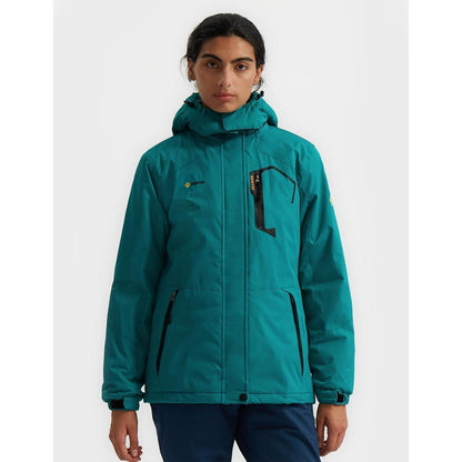 Damen Wasserdichte Skijacke Winddichte Winterjacke mit