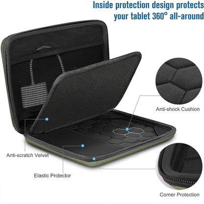 11 Zoll iPad Pro M4 2024 Hülle Schutzhülle Tablet Tasche Moosgrün Zubehör