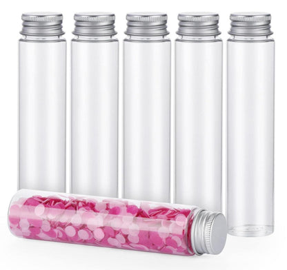 30 Stück 110ml Transparente Kunststoff Reagenzgläser mit