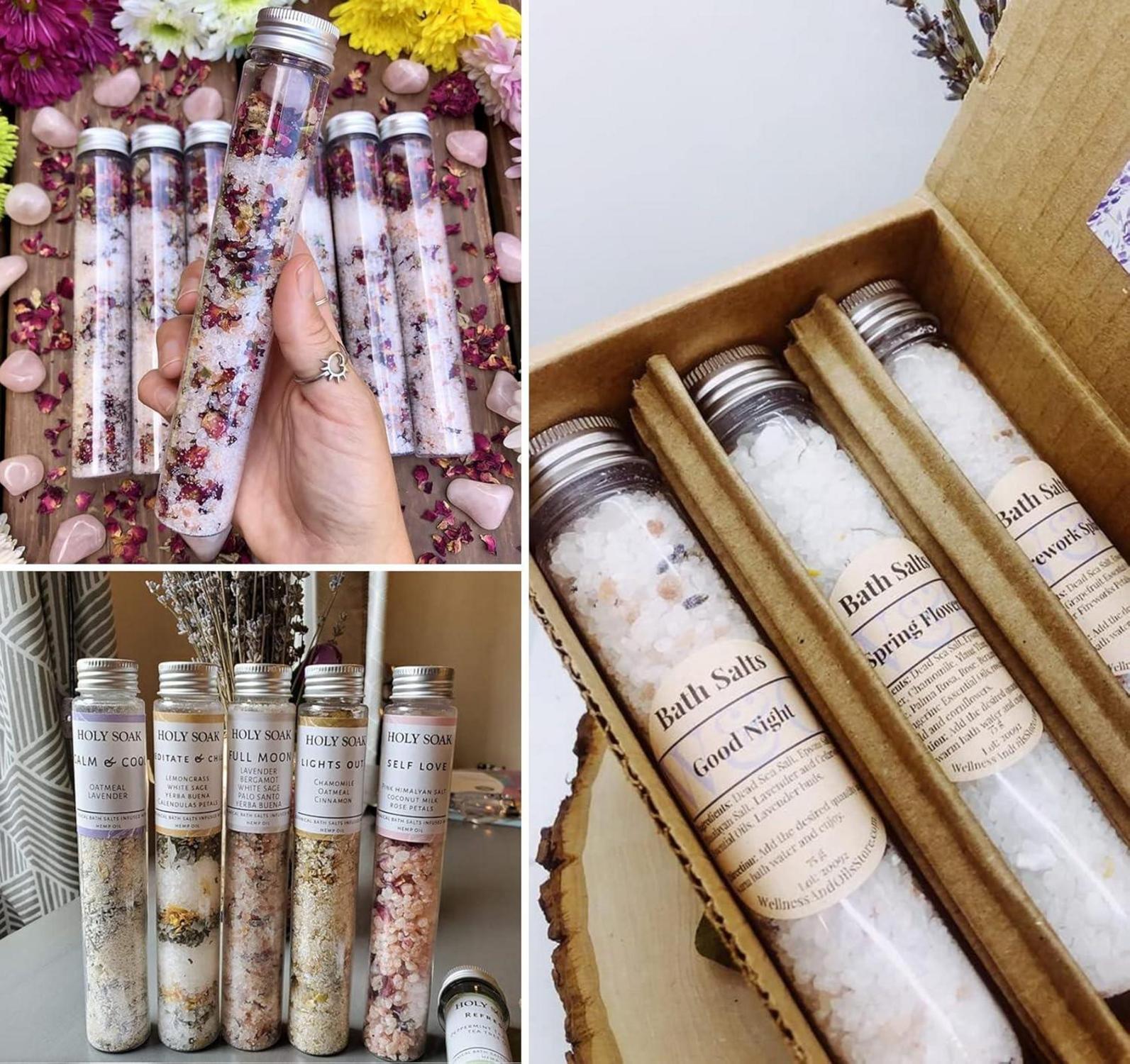30er Pack Transparente Kunststoff Reagenzgläser 110ml mit Schraubverschluss