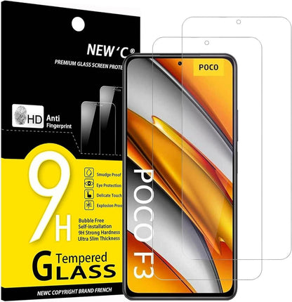 Schutzglas für Xiaomi Poco F3, Mi 11i - 2 Stück, 9H Härte, HD Display