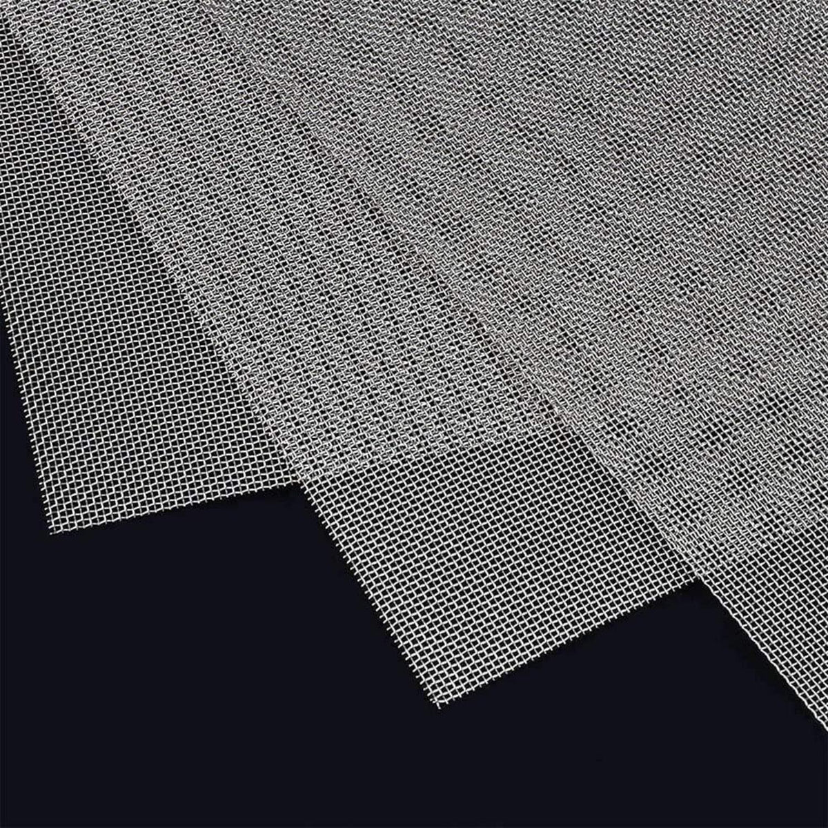 Edelstahl Drahtgitter 4 Stück 30x20cm 1mm Lochung