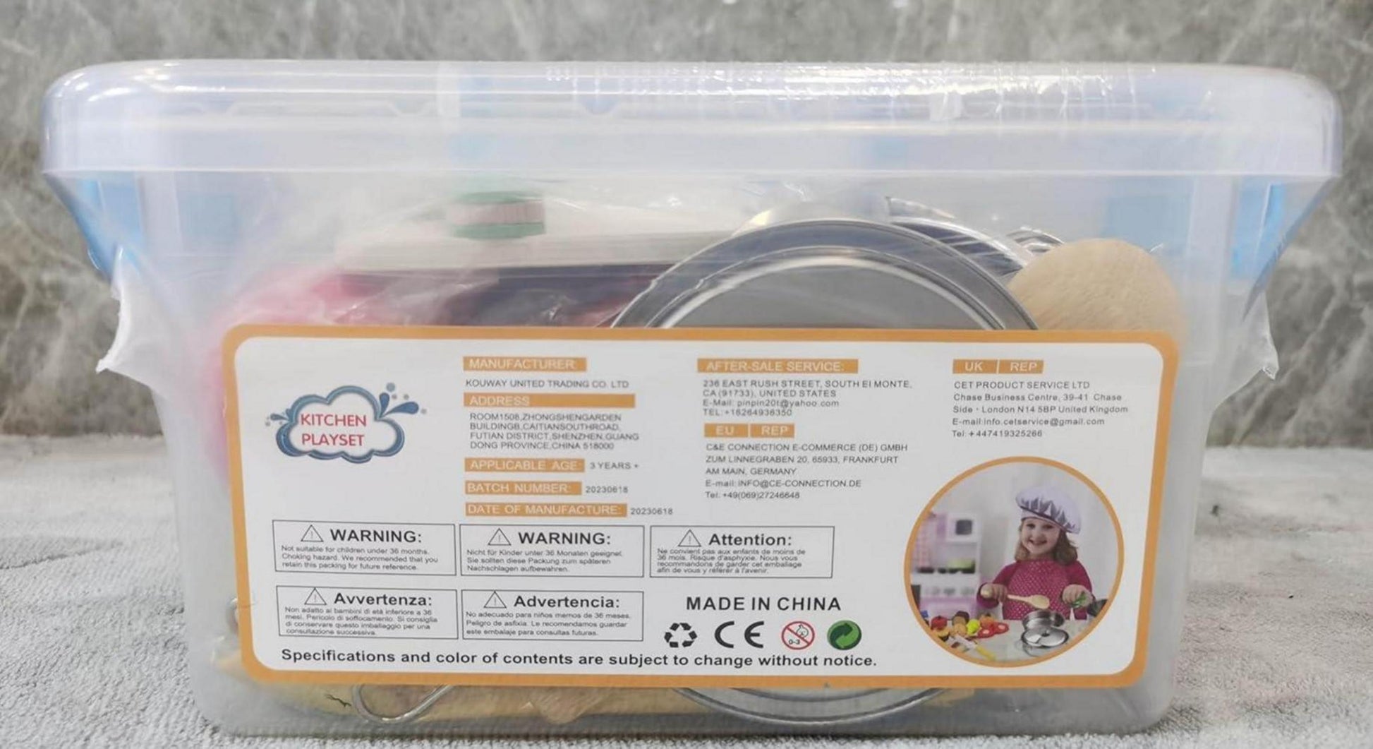 EFO SHM Kinderküche Zubehör Holz Matschküche Spielküche Kochset Edelstahl Töpfe Puppenküche Hölzernes Spielzeug Kleinkinder Jungen Mädchen
