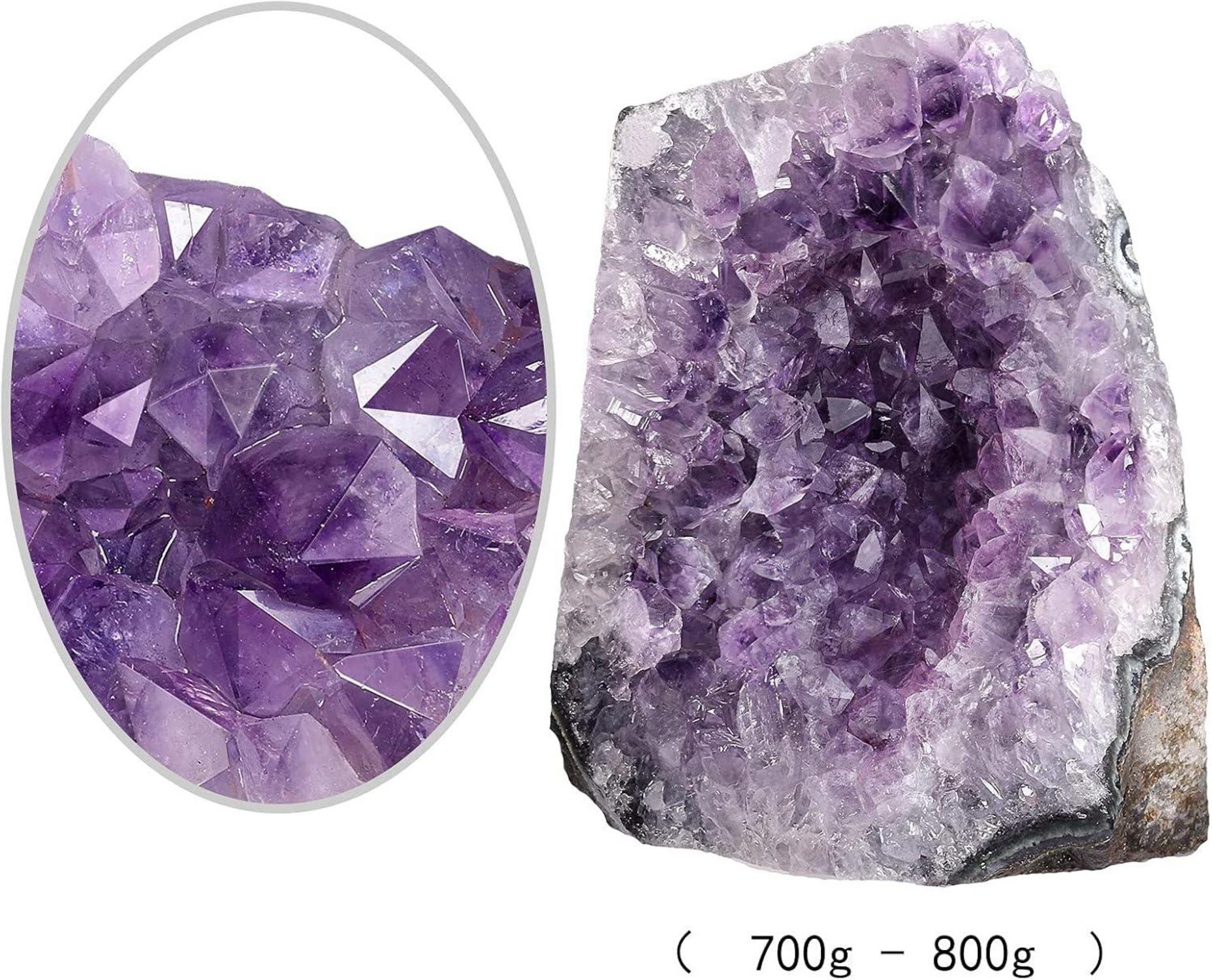 Natürlicher Amethyst Kristall Druse Groß Dekoration 700g-800g