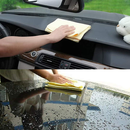 Premium Auto Trockentuch Fensterleder – Super saugfähig & langlebig