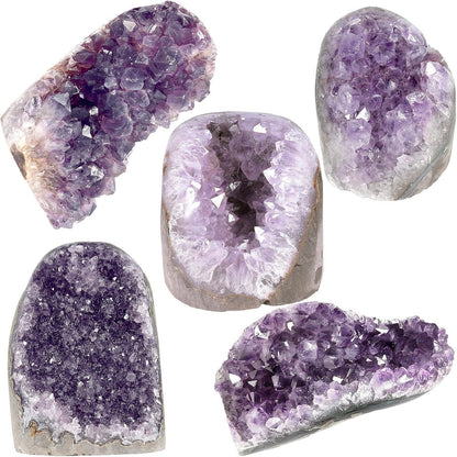 Große Amethyst Druse Rohstein mit Ständer 900-1000g