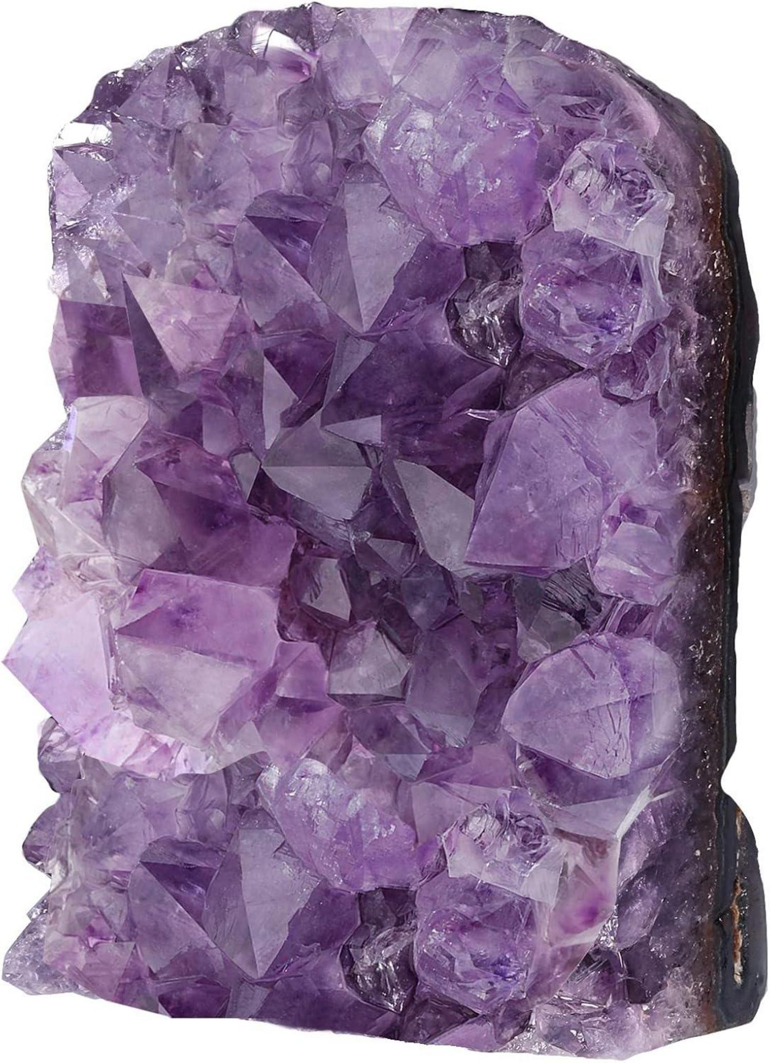 Amethyst Druse Groß Kristall Dekoration quarz Crystal Stein Cluster