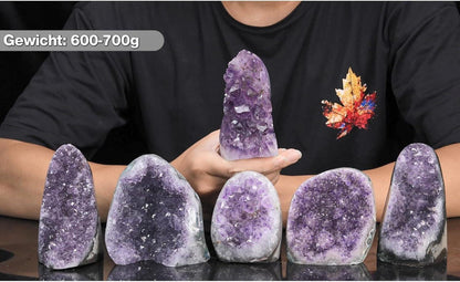 Amethyst Druse Kristall Stein Cluster Dekoration 700g