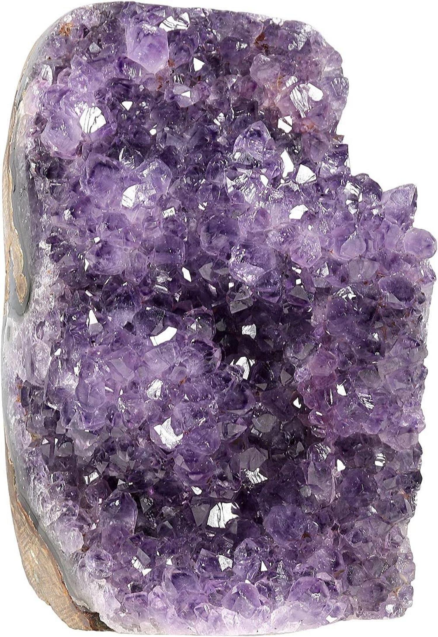 Natürlicher Amethyst Kristall Druse Cluster Quarz Stein 800g-900g