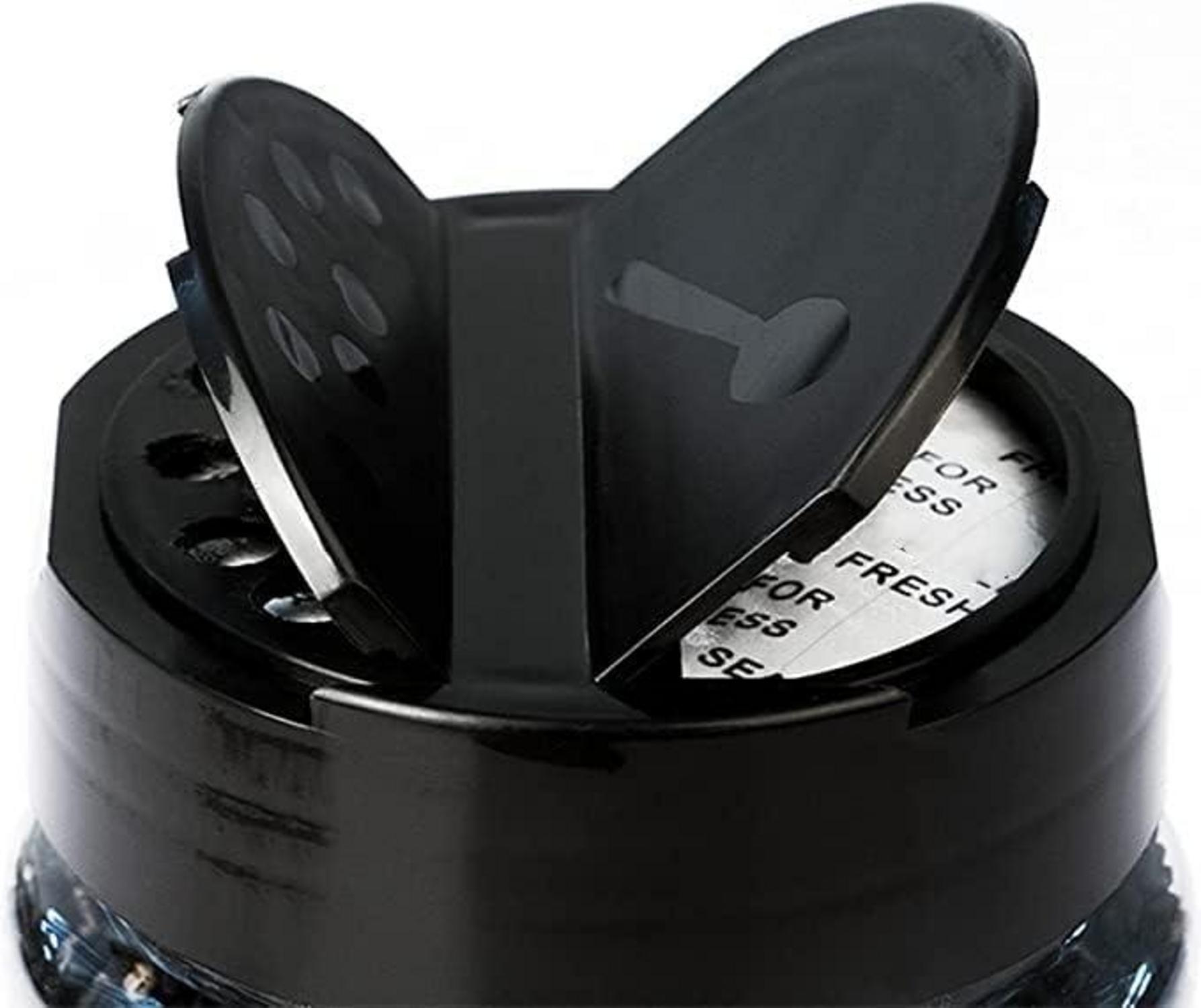 Dicunoy 16er Pack Gewürzbehälter Kunststoff 500ml mit Deckel