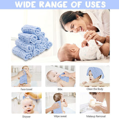 Baby Musselin Waschlappen 10er Set, Weiche