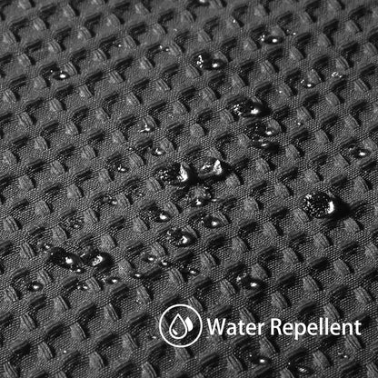Waffel Duschvorhang Wasserdicht Anti Schimmel 182x92 cm Schwarz