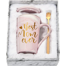 Livole Best Mom Ever Muttertag Weihnachtsgeschenke 14oz Keramik Kaffeetasse