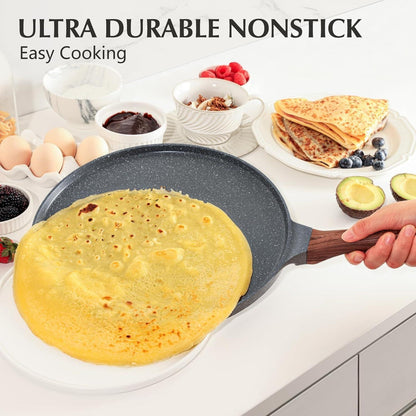 Crepe Pfanne 26cm Antihaft Granit Induktion PFOA-frei