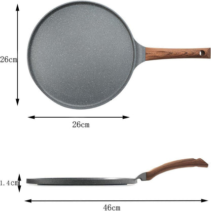 Crepe Pfanne 26cm Antihaft Granit Induktion PFOA-frei