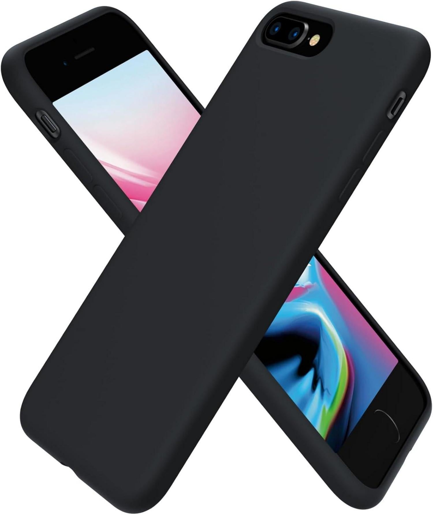 ORNARTO Silikon Case für iPhone 8 Plus & 7 Plus - Voller Schutz