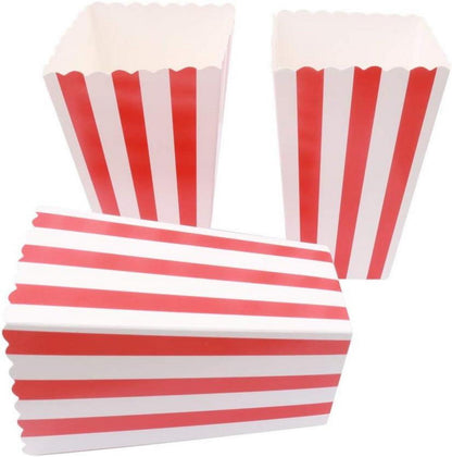 50 Popcorn Tüten Boxen Candy Partytüten Set