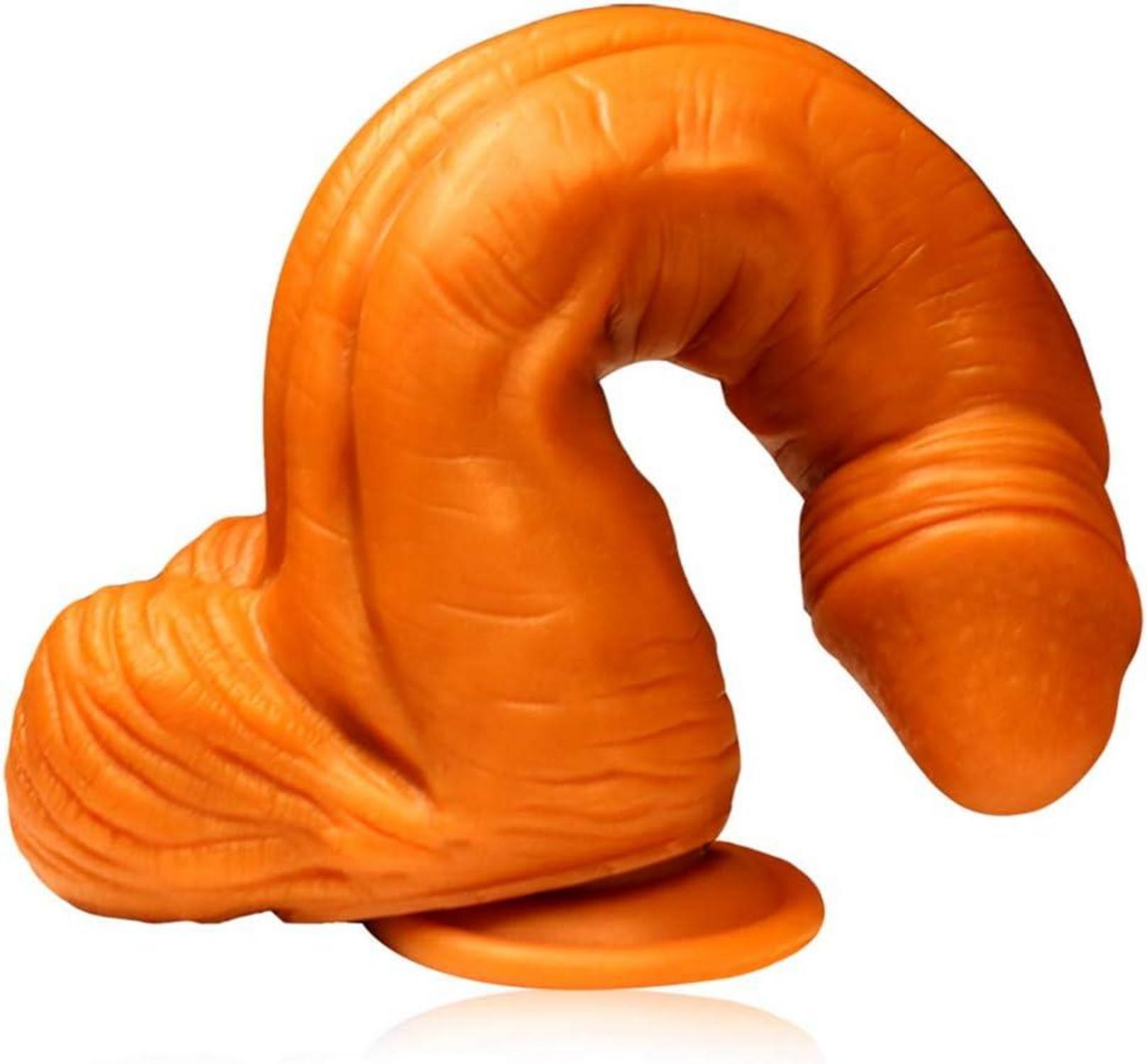 Riesiger Dildo Realistisch 25cm Saugnapf Hoden Venen