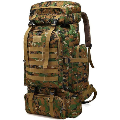 60-80L Wanderrucksack Jungle Camouflage | Wasserdicht | Herren & Damen