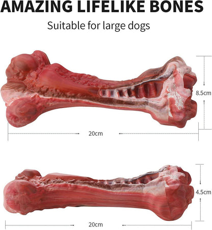 Hundespielzeug Kauspielzeug Große Mittelgroße L Rot-2