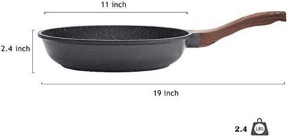 28cm Antihaft-Bratpfanne Skillet mit Schweizer Granit-Beschichtung