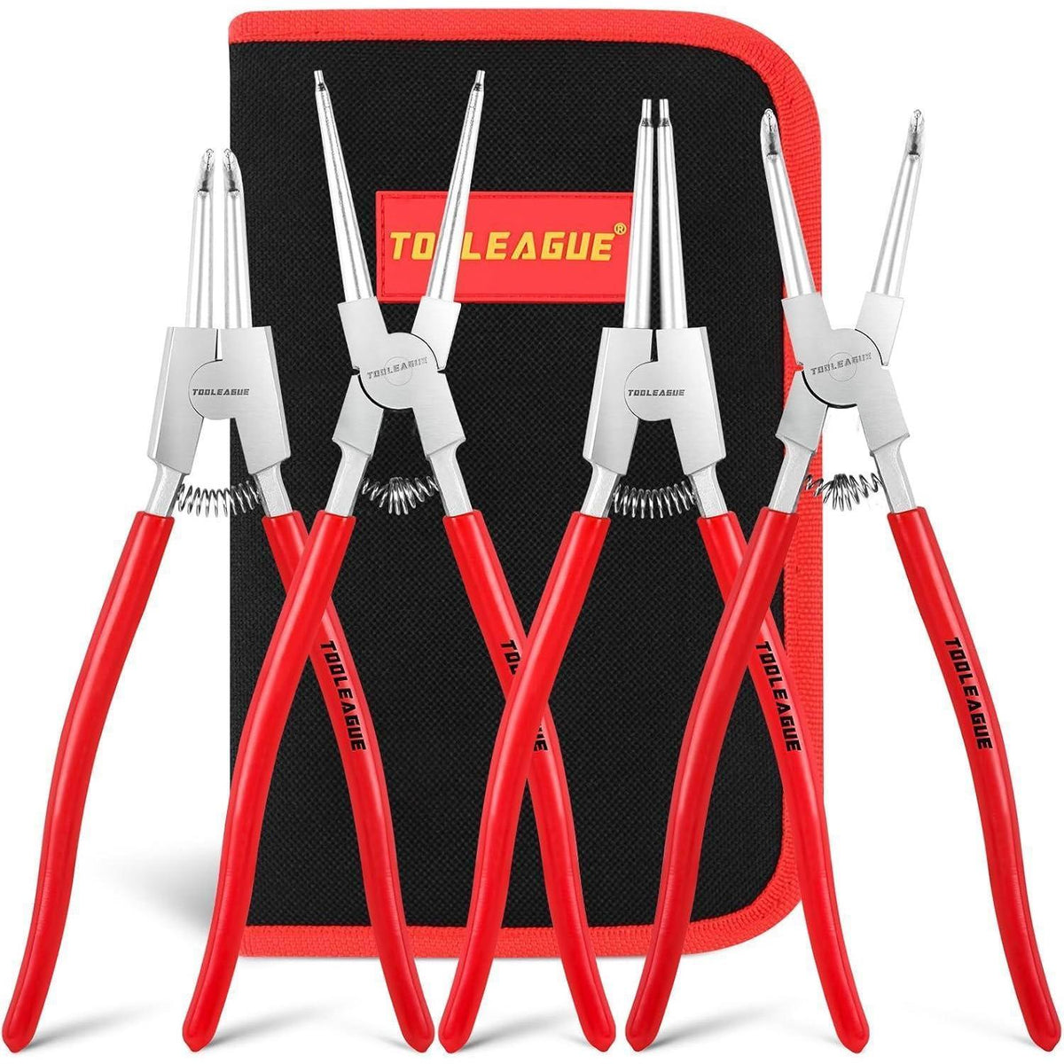 Sicherungsringzangen-Set 4-teilig, 33 cm, innen/außen, robust