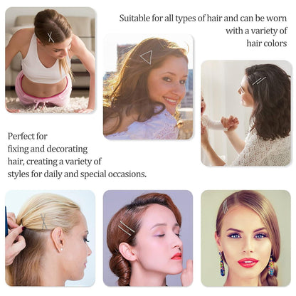 Strass Haarklammer Set 12 Stück Diamant Haarclips für