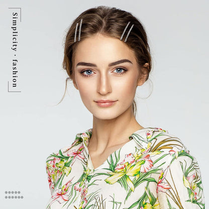 Strass Haarklammer Set 12 Stück Diamant Haarclips für