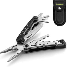 Multitool Werkzeug 11-in-1 Edelstahl Zange Scheide Karabiner
